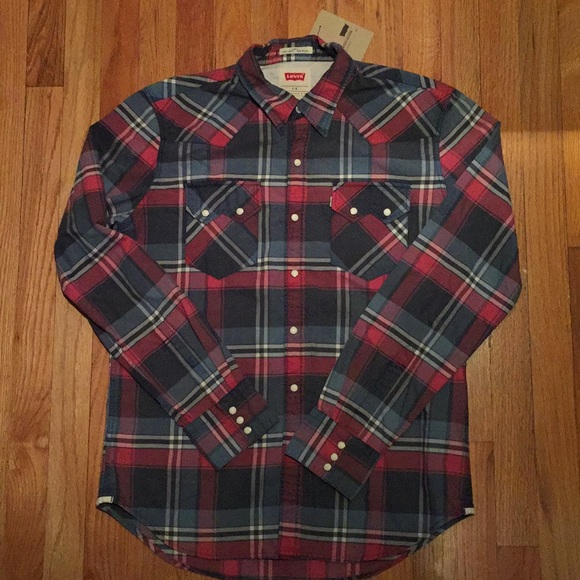 Brand New Mens Levis Shirt Sawtooth 